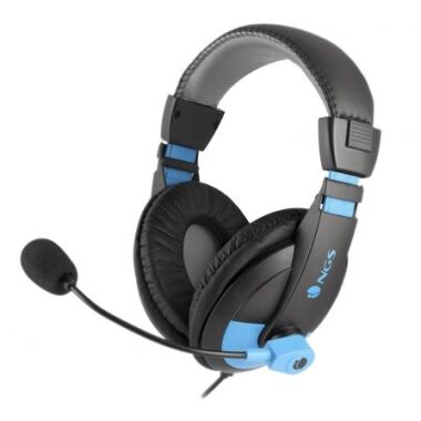 Auriculares NGS MSX9 Pro/ con Micrfono/ Jack 3.5/ Azules
