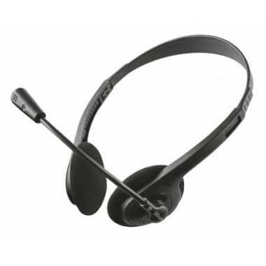 Auriculares Trust Primo Chat 21665/ con Micrfono/ Jack 3.5/ Negros