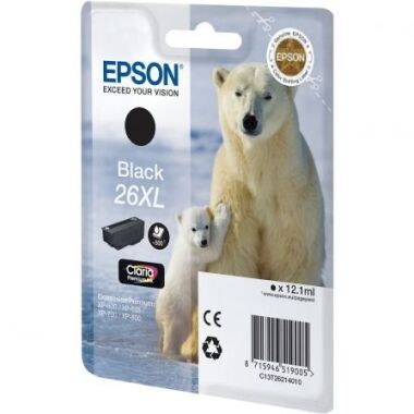 Cartucho de Tinta Original Epson n26 XL Alta Capacidad/ Negro