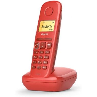 Telfono Inalmbrico Gigaset A170/ Rojo