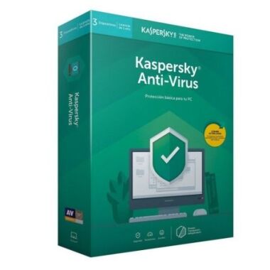 Antivirus Kaspersky 2020/ 3 Dispositivos/ 1 Ao