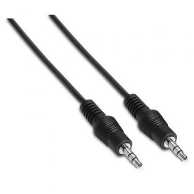 Cable Estreo Aisens A128-0141/ Jack 3.5 Macho - Jack 3.5 Hembra/ 30cm/ Negro