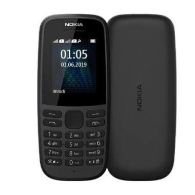 Telfono Mvil Nokia 105 4TH Edition/ Negro