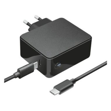 Cargador de Porttil Trust 23418 Para Apple/ 61W/ Automtico/ USB Tipo-C/ Voltaje 5-20V
