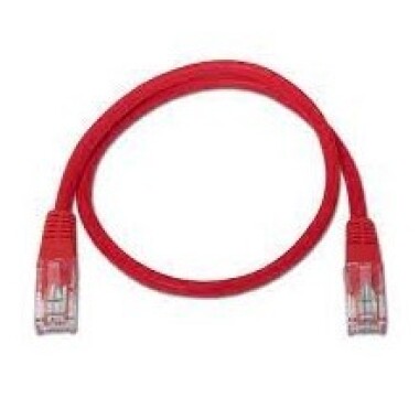 Cable de Red RJ45 UTP Nanocable 10.20.0102-GR Cat.5e/ 2m/ Rojo