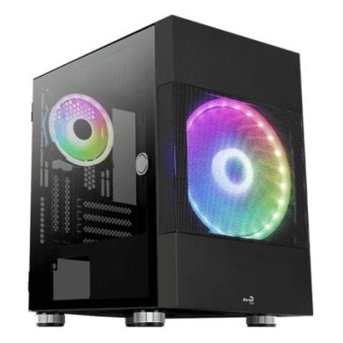 Caja Gaming Minitorre Aerocool Atomicbk