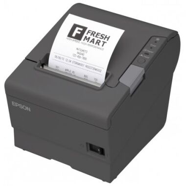 Impresora de Tickets Epson TM-T88 V/ Trmica/ Ancho papel 80mm/ USB-RS232/ Negra