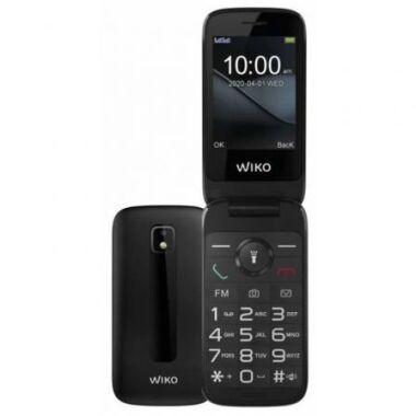 Telfono Mvil Wiko F300 para Personas Mayores/ Negro