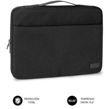 Maletn Subblim Elegant Laptop Sleeve para Porttiles hasta 15.6'/ Negro