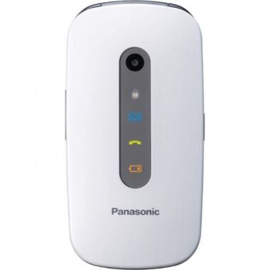 Telfono Mvil Panasonic KX-TU456EXWE para Personas Mayores/ Blanco