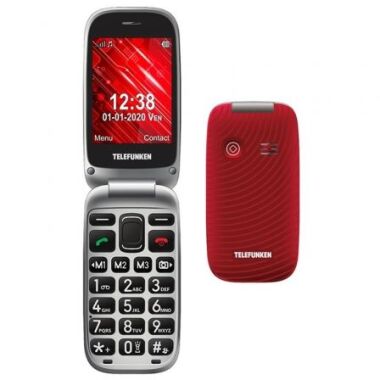 Telfono Mvil Telefunken S560/ Rojo