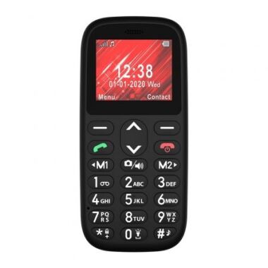 Telfono Mvil Telefunken S410 para Personas Mayores/ Negro
