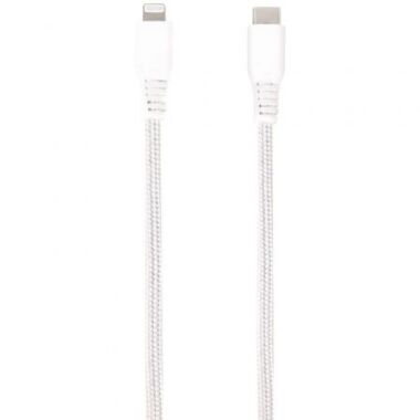 Cable Lightning Vivanco 61691/ Lightning Macho - USB Tipo-C Macho/ 1.5m/ Blanco