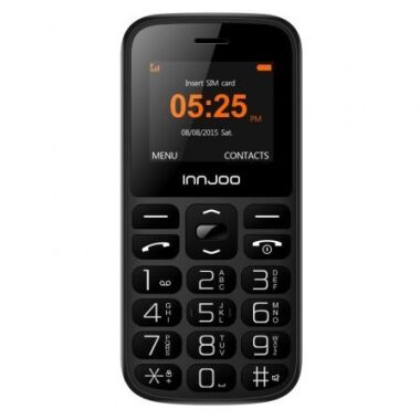 Telfono Mvil Innjoo Senior Phone para Personas Mayores/ Negro