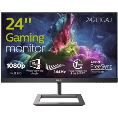 Monitor Gaming Philips 242E1GAJ 23.8'/ Full HD/ Multimedia/ Negro