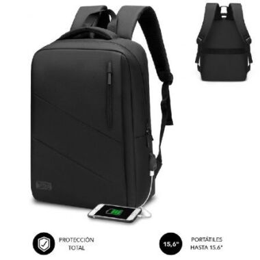 Mochila Subblim City Backpack para Porttiles hasta 15.6'/ Puerto USB