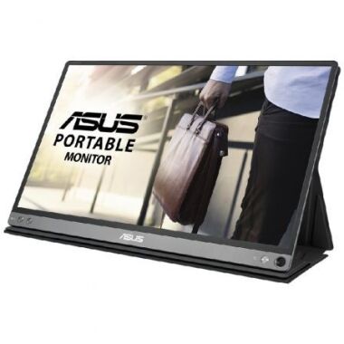 Monitor Porttil Asus ZenScreen Go MB16AP 15.6'/ Full HD/ Plata y Negro