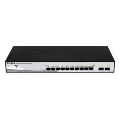Switch D-Link DGS-1210-10P 8 Puertos/ RJ-45 Gigabit 10/100/1000 PoE/ SFP
