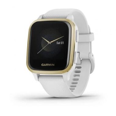 Smartwatch Garmin Venu SQ/ Notificaciones/ Frecuencia Cardaca/ GPS/ Oro Claro