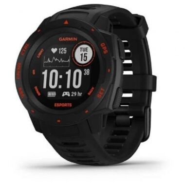 Smartwatch Garmin Instinct Esports/ Notificaciones/ Frecuencia Cardaca/ GPS/ Negro